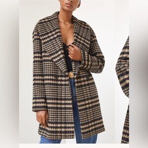 Avec Les Filles Oversized Houndstooth Coat